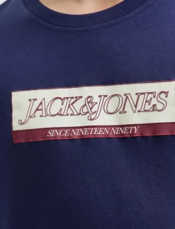 Barn Jack & Jones Basplagg|JORINWOOD BLOCK BRAND TEE SS CN NOOS JNR - Kortärmade