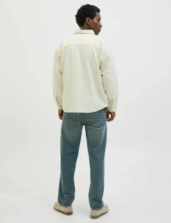 Jack & Jones Skjortor|JORSANTORINI DENIM SHIRT LS SN - Jeansskjortor