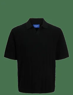 Jack & Jones Pikéer|JORVARENNA KNIT SS SPLIT NECK - Kortärmade pikéer