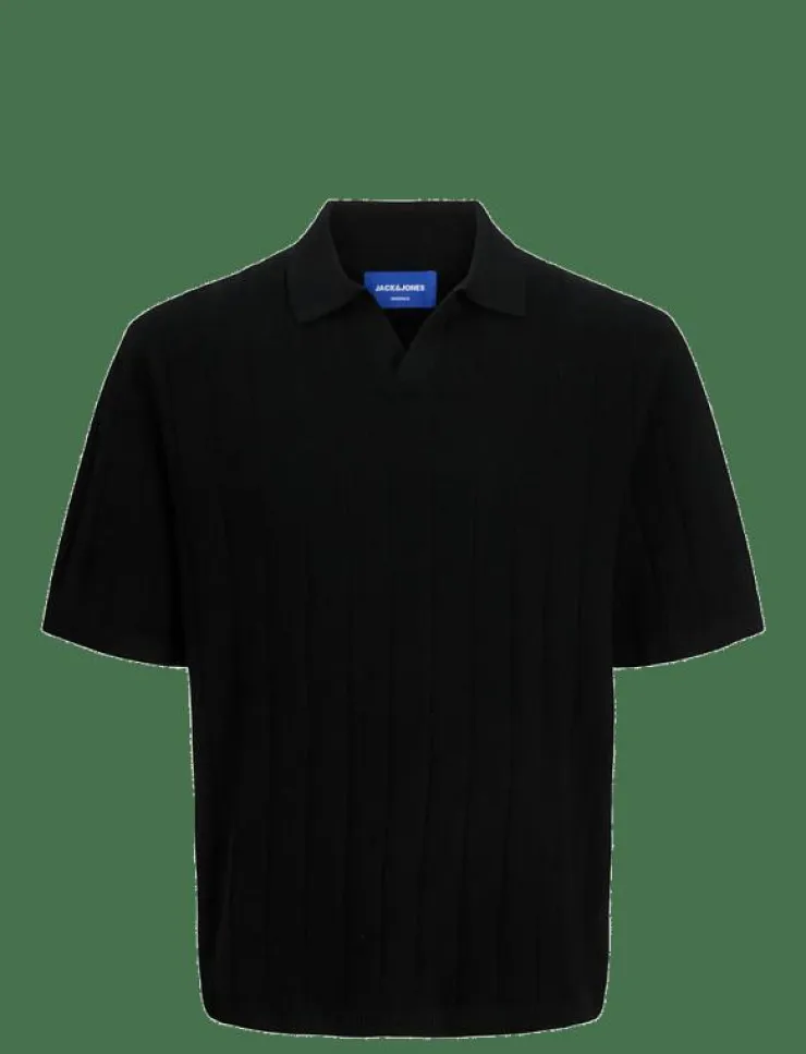 Jack & Jones Pikéer|JORVARENNA KNIT SS SPLIT NECK - Kortärmade pikéer