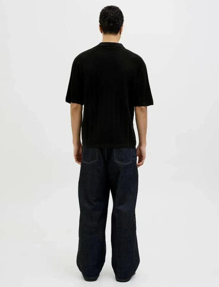 Jack & Jones Pikéer|JORVARENNA KNIT SS SPLIT NECK - Kortärmade pikéer
