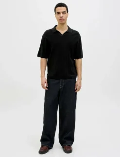 Jack & Jones Pikéer|JORVARENNA KNIT SS SPLIT NECK - Kortärmade pikéer