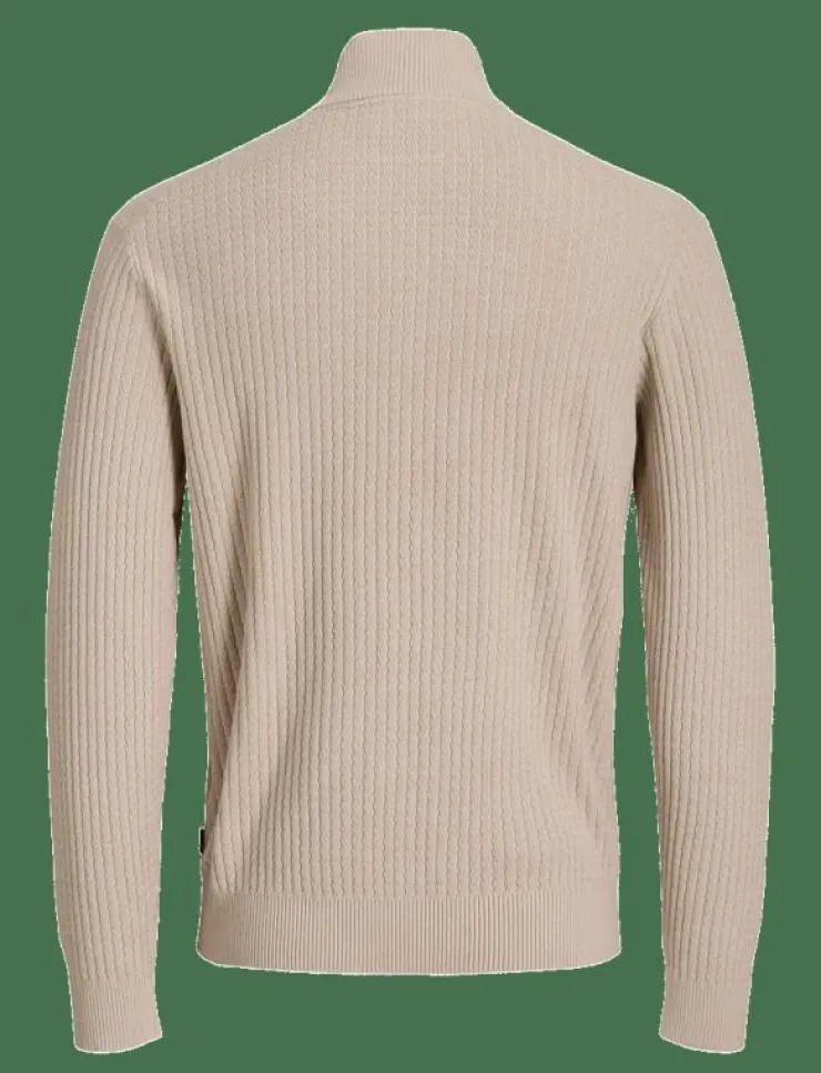 Barn Jack & Jones Överdelar|JPRBLUBARKLEY KNIT HALF ZIP JNR - Stickade tröjor