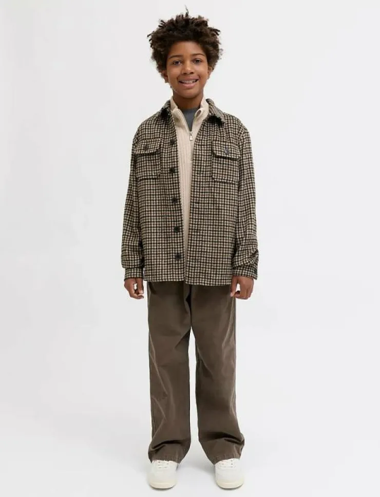 Barn Jack & Jones Överdelar|JPRBLUBARKLEY KNIT HALF ZIP JNR - Stickade tröjor
