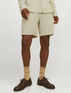 Jack & Jones JPSTBILL LAWRENCE LINEN SHORTS MID SN - Linneshorts| Shorts