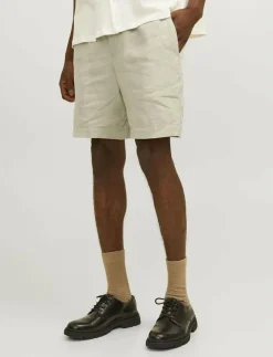 Jack & Jones JPSTBILL LAWRENCE LINEN SHORTS MID SN - Linneshorts| Shorts