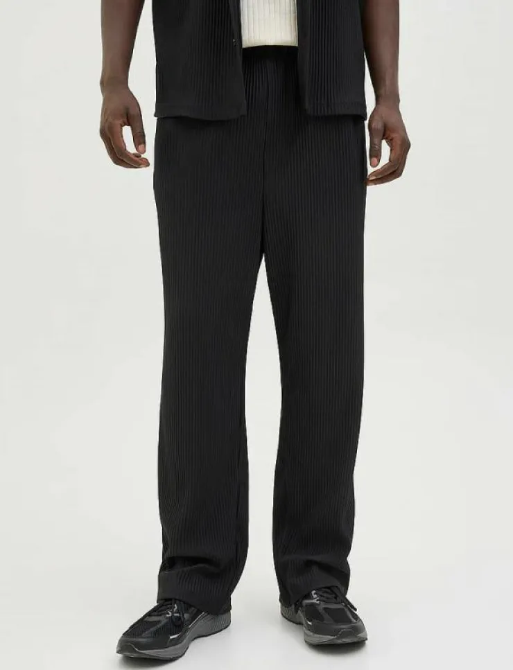 Jack & Jones JPSTKARL INTERLUDE PLISSE SWEAT PANTS - Joggingbyxor| Joggingbyxor