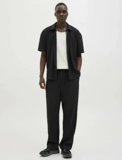 Jack & Jones JPSTKARL INTERLUDE PLISSE SWEAT PANTS - Joggingbyxor| Joggingbyxor