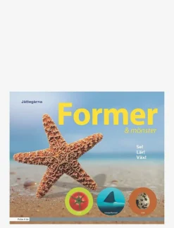 GLOBE Jättegärna: Former & mönster - Pedagogisk barnbok|Barn Barnböcker