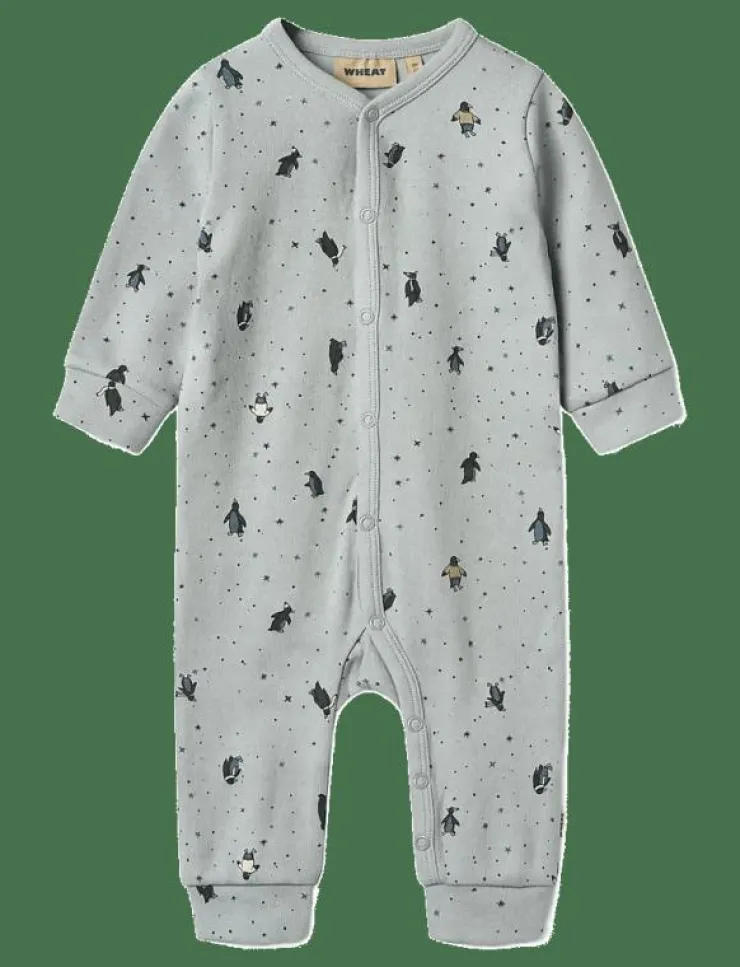Wheat Jumpsuit Bendji - Långärmad bodysuit|Barn Bodysuits