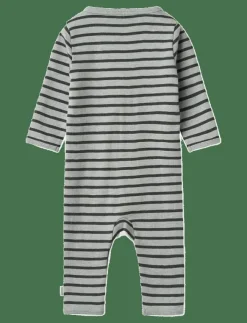 Wheat Jumpsuit L/S Dusty - Långärmad bodysuit|Barn Bodysuits