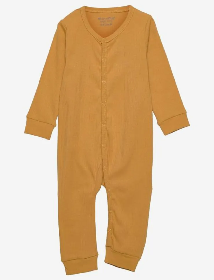 Minymo Jumpsuit LS (2-pack) - Långärmad bodysuit|Barn Bodysuits