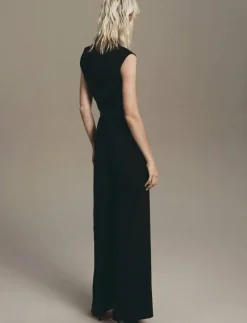 Kvinnor Mango Jumpsuits|Jumpsuit with draped neck and belt - Jumpsuits