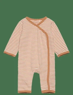 Barn Fixoni Bodysuits|Jumpsuit Y/D Stripe - Långärmad bodysuit