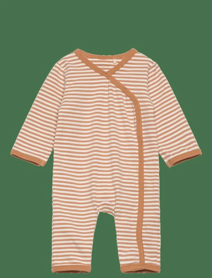 Barn Fixoni Bodysuits|Jumpsuit Y/D Stripe - Långärmad bodysuit