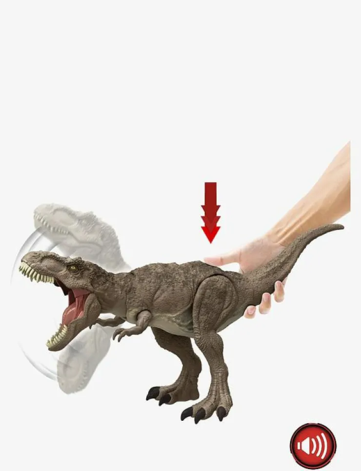 Barn Jurassic world Leksaker|Leksaker|Chaos Theory All-Out Attack Tyrannosaurus Rex Dinosaur Action Figure Toy - Djur