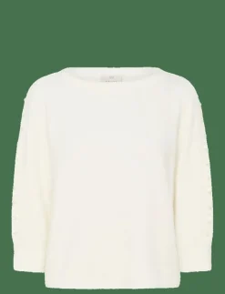 Kvinnor Kaffe Plus Size & Curvy|Stickat|KAbetty Pullover - Stickat
