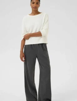 Kvinnor Kaffe Plus Size & Curvy|Stickat|KAbetty Pullover - Stickat