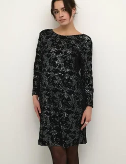 Kaffe KAgritt Sequin Dress - Korta klänningar|Kvinnor Klänningar