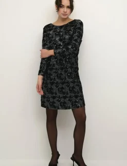 Kaffe KAgritt Sequin Dress - Korta klänningar|Kvinnor Klänningar