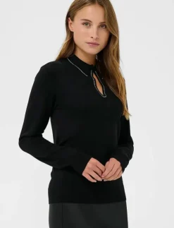 Kvinnor Kaffe T-Shirts & Toppar|KAjada Polo Pullover - Pikéer