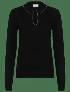 Kvinnor Kaffe T-Shirts & Toppar|KAjada Polo Pullover - Pikéer
