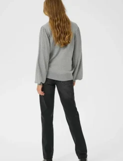Kaffe KAlone Pointelle Pullover - Stickat|Kvinnor Kläder