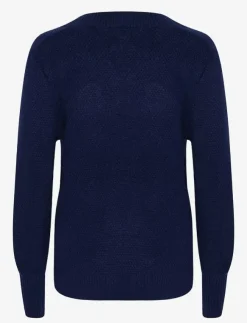 Kvinnor Kaffe Plus Size & Curvy|Stickat|KAmerana Pullover - Tröjor