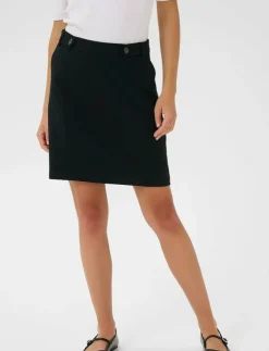 Kaffe KAmerle Button Skirt - Korta kjolar|Kvinnor Kjolar
