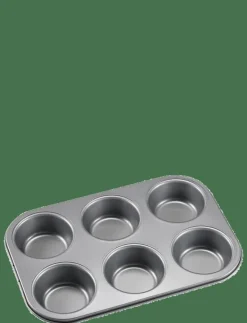 Dorre Baktillbehör|Karabo Muffinsform 6 stycken Kolstål - Cupcake- & Muffinsformar