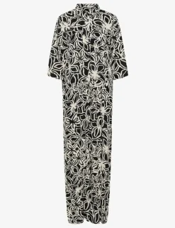 Kvinnor Kaffe Jumpsuits|KAsanne Plain Weave Jumpsuit Printe - Jumpsuits