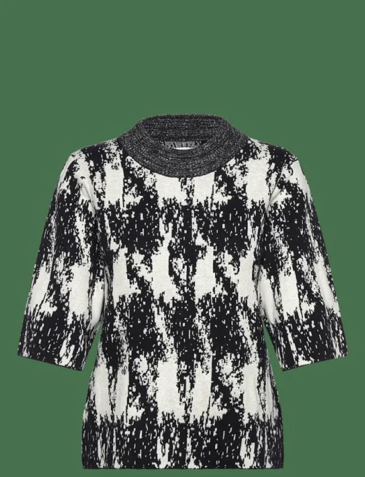 Kvinnor Day Birger et Mikkelsen Stickat|Katrina - Cotton Jacquard RD - Stickat