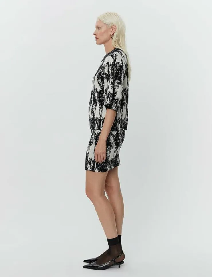 Kvinnor Day Birger et Mikkelsen Stickat|Katrina - Cotton Jacquard RD - Stickat