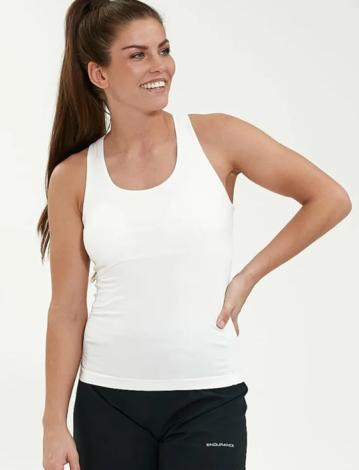 Endurance Katrina W Seamless Top - Linnen|Kvinnor Toppar & T-Shirts