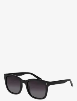 Pilgrim KATYA iconic retro sunglasses black - D-form|Kvinnor Solglasögon