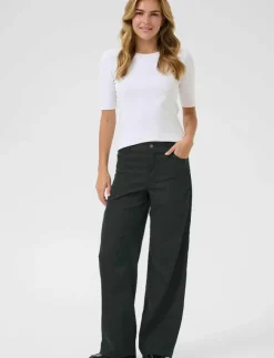 Kaffe KAvera Pocket Pants - Raka byxor|Kvinnor Byxor