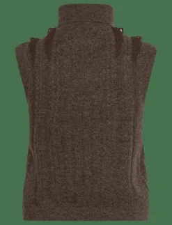Kvinnor French Connection Västar|KEZIA SLVLSS JUMPER - Stickade västar