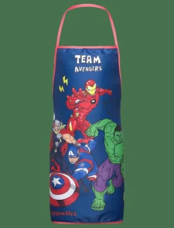 BrandMac Kids Apron + hat - Avengers 001 - Förkläde|Barn Matdags|Matdags