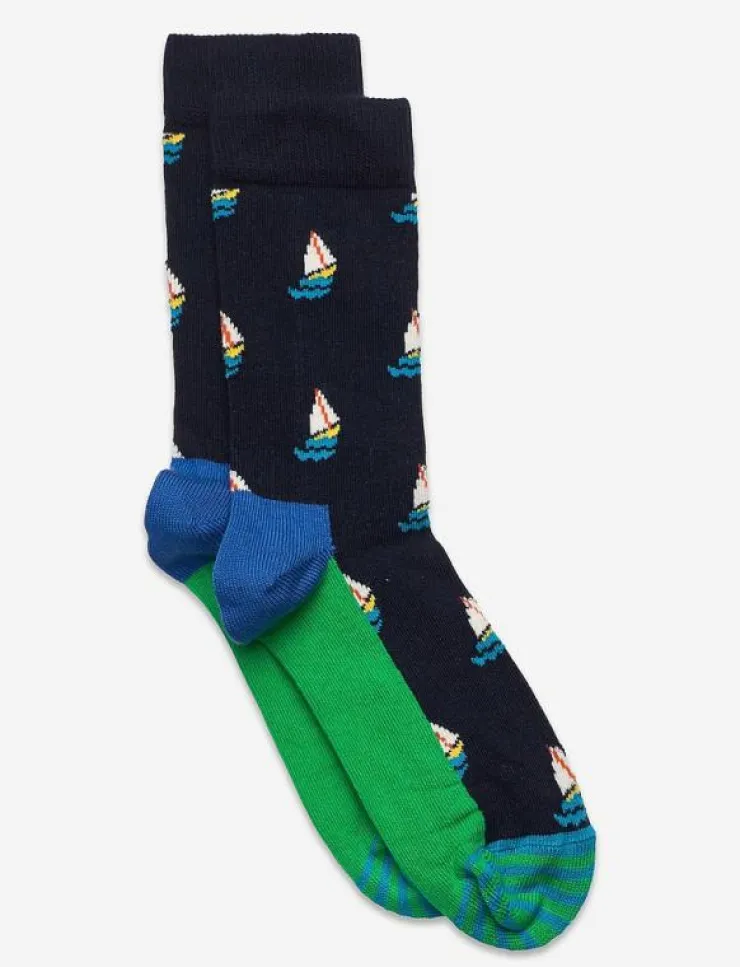 Happy Socks Kids Sail Away Sock|Barn Strumpor & Tights