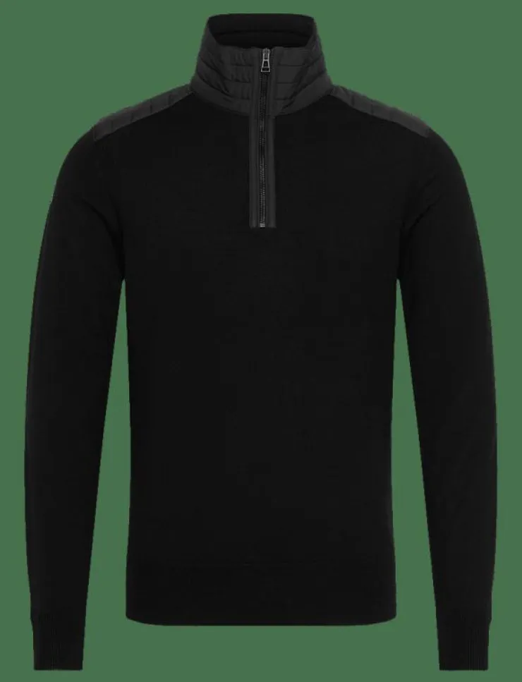 Belstaff Stickat|KILMINGTON QUARTER ZIP JUMPER - Stickat