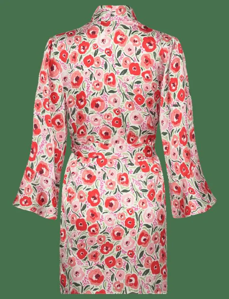 Hunkemöller Kimono Satin Funky Floral - Kimonos|Kvinnor Kimonos