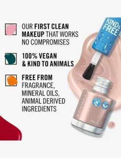 Kvinnor Rimmel Naglar|Kind & Free clean nail 160 Pearl Shimmer - Naglar