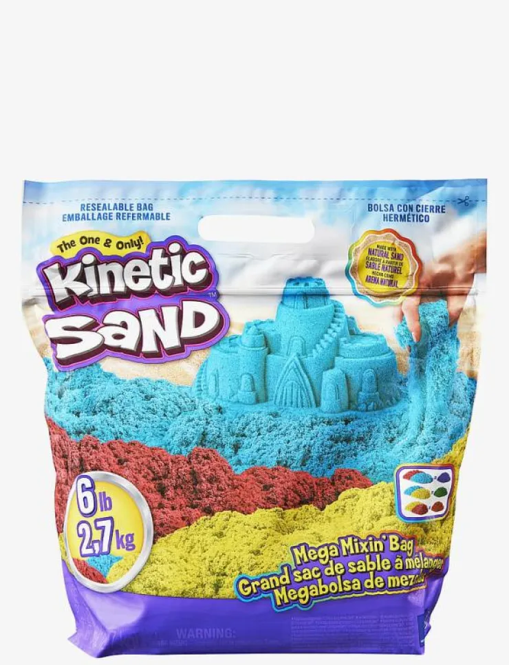 Barn Kinetic Sand Rita & Pyssla|Primary Colour Bag - 2,7kg - Leklera