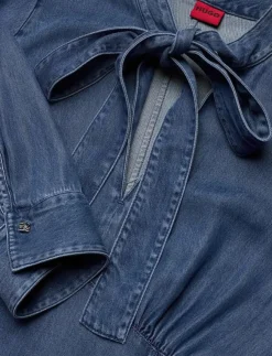 Kvinnor HUGO Denimkläder|Klänningar|Kingi - Midiklänningar