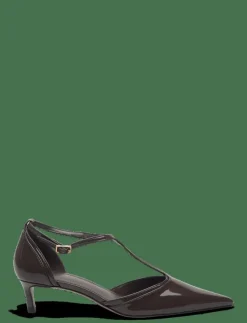 Mango Kitten-heel patent leather shoes - Pumps|Kvinnor Högklackade Skor