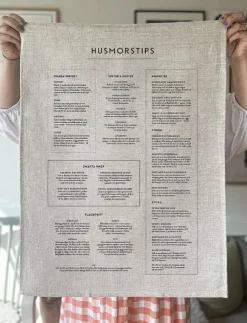 Kunskapstavlan® Kökshandduk Husmorstips - Kökshanddukar| Kökstextilier|Textilier