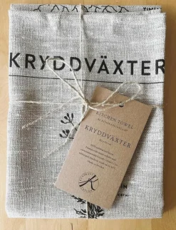 Kunskapstavlan® Kökstextilier|Kökstextilier|Kökshandduk Kryddväxter - Kökshanddukar