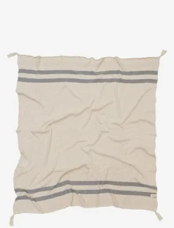Lorena Canals Knitted blanket Stripes Natural-Grey - Filtar & täcken|Barn Sova|Sova
