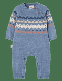 Boboli Knitted play suit for baby - Långärmad bodysuit|Barn Bodysuits