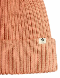 Mini Rodini Knitted rib fold up hat - Mössor|Barn Mössor